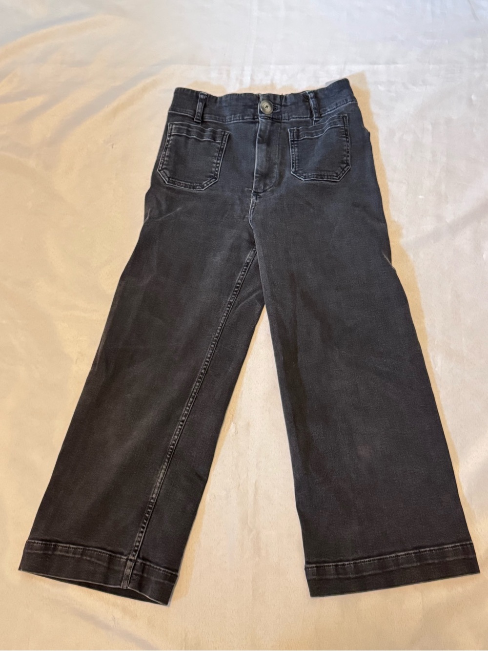 Anthropologie Pilcro The Skipper High-Rise Wide-Leg Crop Jeans Size 27 Petite - Picture 2 of 4